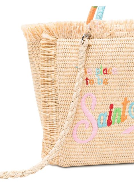 Borsa Media In paglia SAINT BARTH | COL0017 COLETTE STRAW N02737L 11 MULTIC EMB
